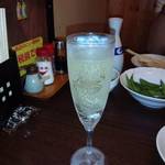 居酒屋 お好み横丁 - スパークリングワイン（ピーチ）