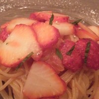 ダルマット 六本木ヒルズ店 - いちごのパスタ