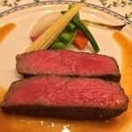 レストラン ペリニィヨン - 黒毛和牛ランプステーキ
