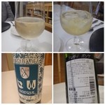 食堂セゾンドール - ◆車ですので主人は「白ブドウジュース」、私は気遣いすることなく「白ワイン」を。(￣ー￣)ｖ