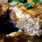 あさひやレストラン - ハンバーグステーキ チーズ(2016.05)