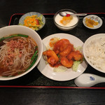 遊福亭 - 料理写真:エビチリ定食。