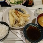 ドライブインみゆき - 天ぷら定食
