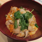 焼鳥 山もと - 28年5月　親子丼（ハーフ）