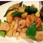 中国菜 秀 - （2016.4）海の幸のサテソース炒め