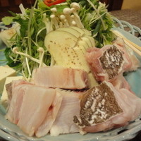 土佐料理 司 高知本店 - クエ鍋具材