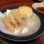 お酒・お惣菜・和食 竜田屋 - H.28.5.4.夜 たけのこ天ぷら