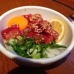 お酒・お惣菜・和食 竜田屋 - H.28.5.4.夜 マグロユッケ 600円