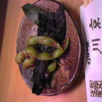 松江の味 郷土料理 出雲 川京 - かわり枝豆と炙りわかめ