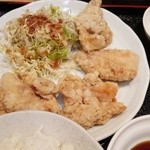 えびすやうどん - とり天アップ　さくさくジューシー伝わるかな～！