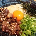 えびすやうどん - カルビぶっかけうどん 680円☆　こちらが準グランプリ受賞！