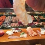 朝日鮨 - 透明なエビ♪