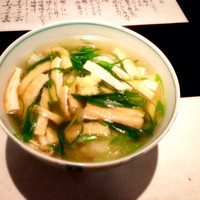 二条有恒 - 〆は狸ごはん。そう、京都ではおあげさんのあんかけをご飯にかけたものを「たぬきごはん」って言います。たぶんこれ、京都だけだと思います。