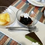 Kitchen Corie - 抹茶ブラウニー、コーヒーゼリー、パンナコッタ