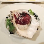 ビストロ ダイア - 牡蠣の冷製トマトとバジルのソース