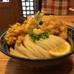 釜たけ流 うめだ製麺所 - 鶏野菜天ぶっかけ