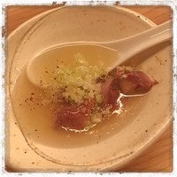 焼き鳥とワイン 萬鳥 祇園店 - 砂肝の餡かけ
