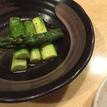 開陽亭 すすきの店 - 道産アスパラ 塩焼き