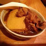 ビリケンさん - 名物（に、したい）と思われる。肉豆腐（300円）2010.7