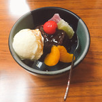 梅むら - クリームあんみつ