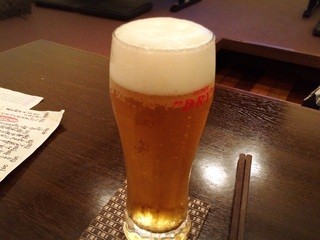 Ajika - 生ビールで乾杯♪