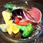 トラットリア・ノブ - 前菜「季節野菜のバーニャカウダ」
