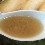 長崎楼 - 2016年5月上旬  スープをレンゲで。