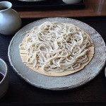 細打ちの蕎麦はのどごしが良い