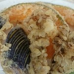 山形の肉そば屋 - 野菜天ぷら