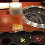 秋田牛玄亭 - 生ビール(樽生)です