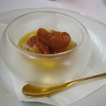 プレゼンテ スギ - (2016年5月)オマールエビと人参のムースにコンソメのジュレをかけて