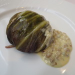 プレゼンテ スギ - (2016年5月)千葉県産トレビスとキジのラグー　キタッラ　ゴルゴンゾーラのソース