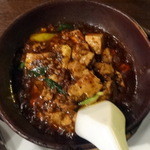 古月 - 麻辣豆腐とご飯