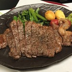 Morioka Tsunagi Onsen Shikitei - いわて前沢牛のステーキ