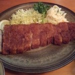 大関 - ロースカツ定食の肉