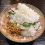 食堂 おがわ - 2016年5月。豆ごはん。