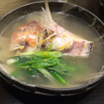 食堂 おがわ - 2016年5月。グジの酒蒸し（2500円）