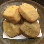 食堂 おがわ - 2016年5月。小芋のから揚げ（700円）。