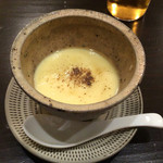 食堂 おがわ - 2016年5月。このわた入り茶碗蒸し。