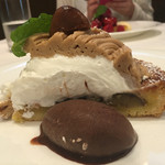 北島亭 - モンブランのタルト