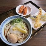 かまど 鎌取店 - おろしぶっかけうどん定食[煮卵付](2016/05/07撮影)