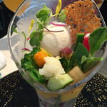 レストラン 間 - ランチ、季節の野菜パフェ。