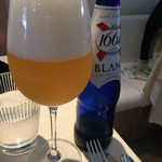 Resutoran Aida - ランチ、フランス産ビール。