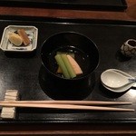 金田中 庵 - ①野菜の炊き合わせ