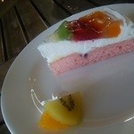 カフェ・ラスパイユ - ケーキセット!!彩り６種のフルーツケーキ♪