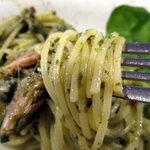 ジャンカルド - primo piatto～冷製パスタ～ジェノベーゼ、自家製オイルサーディン