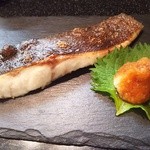 手打ちそば八轟 - 黒鯛塩焼き