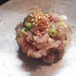 手打ちそば八轟 - 飛魚のなめろう