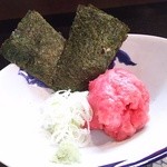 手打ちそば八轟 - 本鮪中落ち