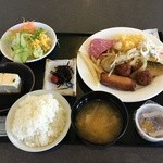 ホテルルートイン - 朝の食欲全景    1F 花茶屋にて
2016.5.8 Sun.